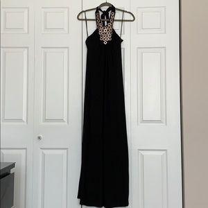 Black Embellished Maxi Dress